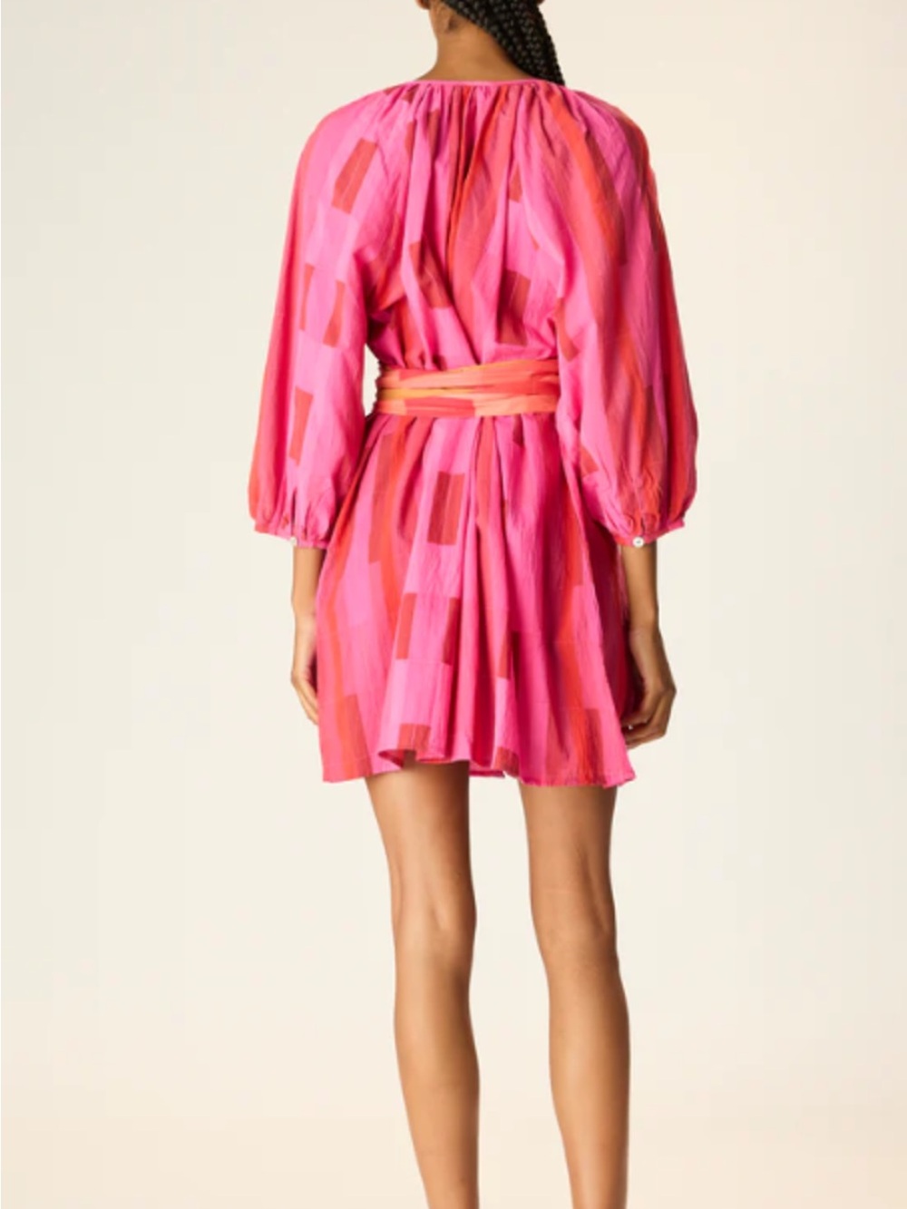 Natalie Martin Alex Short dress Sea Glass Pink - Picture 5 of 9